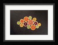 Citrus Drama I Framed Print