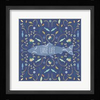 Otomi Lake V Dark Framed Print