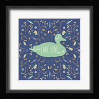 Otomi Lake II Dark Framed Print