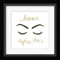 Wake Up and Make Up II Framed Print