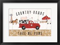 Country Roads I Fine Art Print