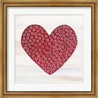 Rustic Valentine Heart III Fine Art Print