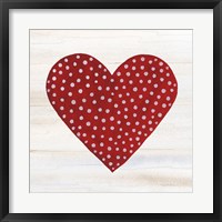 Rustic Valentine Heart I Fine Art Print