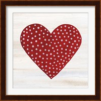 Rustic Valentine Heart I Fine Art Print