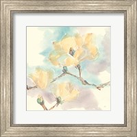 Magnolias in White I Fine Art Print