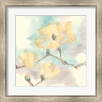 Magnolias in White I Fine Art Print