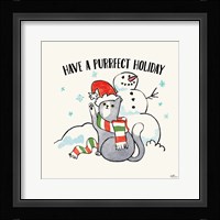 Santa Paws III Framed Print
