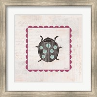 Ladybug Stamp Bright Fine Art Print