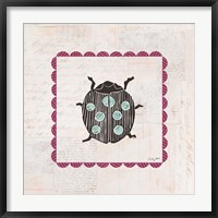 Ladybug Stamp Bright Fine Art Print