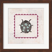 Ladybug Stamp Bright Fine Art Print