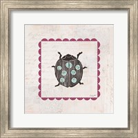 Ladybug Stamp Bright Fine Art Print