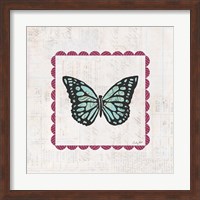 Butterfly Stamp Bright Fine Art Print