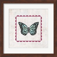 Butterfly Stamp Bright Fine Art Print