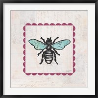 Bee Stamp Bright Fine Art Print
