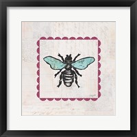 Bee Stamp Bright Fine Art Print