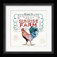 Down on the Farm VI Framed Print