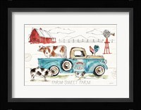 Down on the Farm I Framed Print