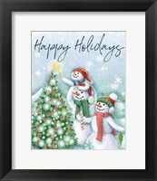 Classic Snowmen VI Fine Art Print