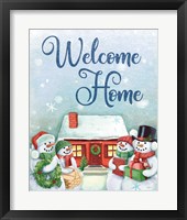 Classic Snowmen V Framed Print