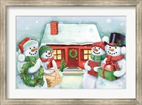 Classic Snowmen III Fine Art Print