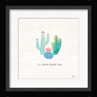 Bohemian Cactus VII Framed Print
