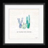 Bohemian Cactus VI Framed Print