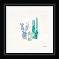 Bohemian Cactus II Framed Print