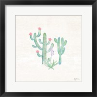 Bohemian Cactus IV Framed Print