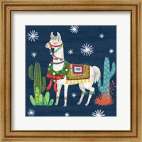 Lovely Llamas V Christmas Fine Art Print