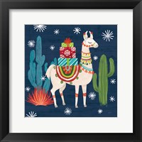 Lovely Llamas II Christmas Fine Art Print