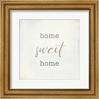 Home Sweet Home I Script Fine Art Print