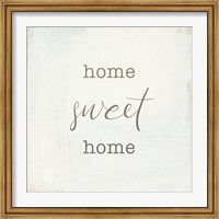 Home Sweet Home I Script Fine Art Print