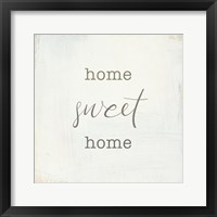 Home Sweet Home I Script Fine Art Print