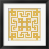 Maze Motif II Framed Print