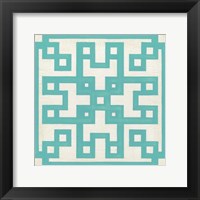 Maze Motif III Framed Print