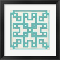 Maze Motif III Framed Print