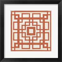 Maze Motif IX Framed Print