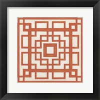 Maze Motif IX Framed Print