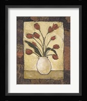 Blooms in Border II Framed Print
