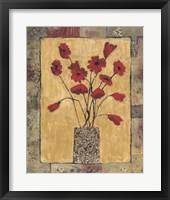 Blooms in Border III Framed Print