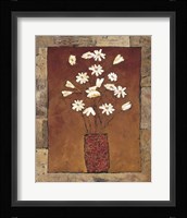 Blooms in Border IV Framed Print