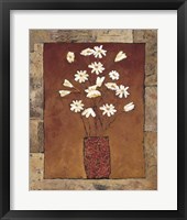 Blooms in Border IV Framed Print