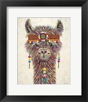 Hippie Llama II Fine Art Print