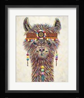 Hippie Llama II Fine Art Print