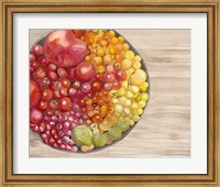Bowls of Fruit I Fine Art Print