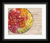 Bowls of Fruit I Framed Print