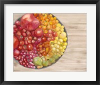 Bowls of Fruit I Framed Print