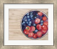 Bowls of Fruit III Fine Art Print