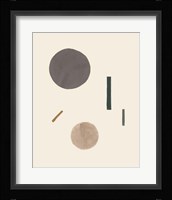 Intraconnected V Framed Print