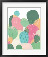 Cactus Confetti II Framed Print